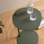 Table D’appoint En Métal Vert Olive