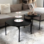 Ensemble de Tables Basses OSCAR – Noir