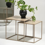 Ensemble Table Basse FERA Beige
